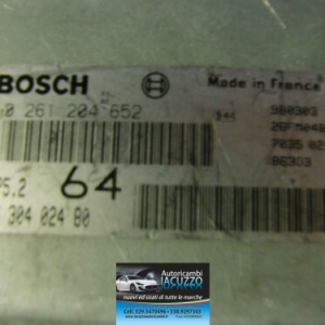 CENTRALINA BOSCH 0261204652