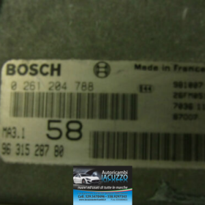 CENTRALINA BOSCH CITROEN PEUGEOT 0261204788
