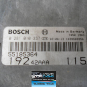 CENTRALINA BOSCH FIAT STILO 0281010337