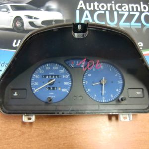 TACHIMETRO CONTACHILOMETRI STRUMENTO BLU PEUGEOT 106 DIGITALE ELETTRICO