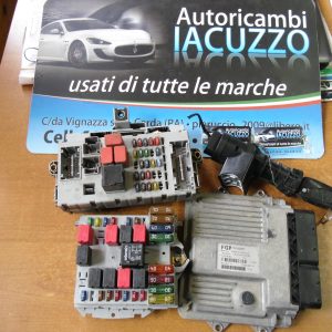 KIT BODY COMPUTER BLOCCHETTO ACCENSIONE CHIAVE CENTRALINA 55192097 YPSILON 1.3