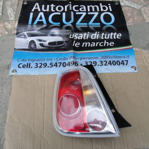 FARO FANALE STOP POSTERIORE SX ORIGINALE FIAT 500 DAL 2007 IN POI