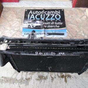 RADIATORE COMPLETO ARIA CONDIZIONATA ELETTROVENTOLA FIAT BRAVO 1.9 TD 1°SERIE
