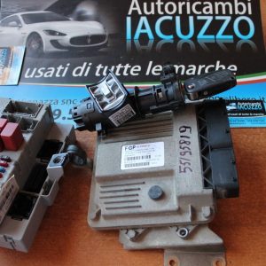 KIT BODY COMPUTER BLOCCHETTO ACCENSIONE CHIAVE CENTRALINA 55195819 YPSILON 1.3