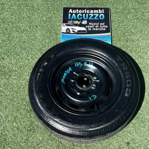 N 1 CERCHIO IN FERRO COMPLETO DI GOMMA 155/R13 PIAGGIO PORTER