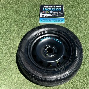 N 1 CERCHIO IN FERRO COMPLETO DI GOMMA 185/65 R 15 FIAT FIORINO QUBO