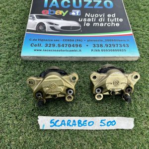 N°2 PINZA FRENO BREMBO ANTERIORE DX SX PIAGGIO BEVERLY SCARABEO 500